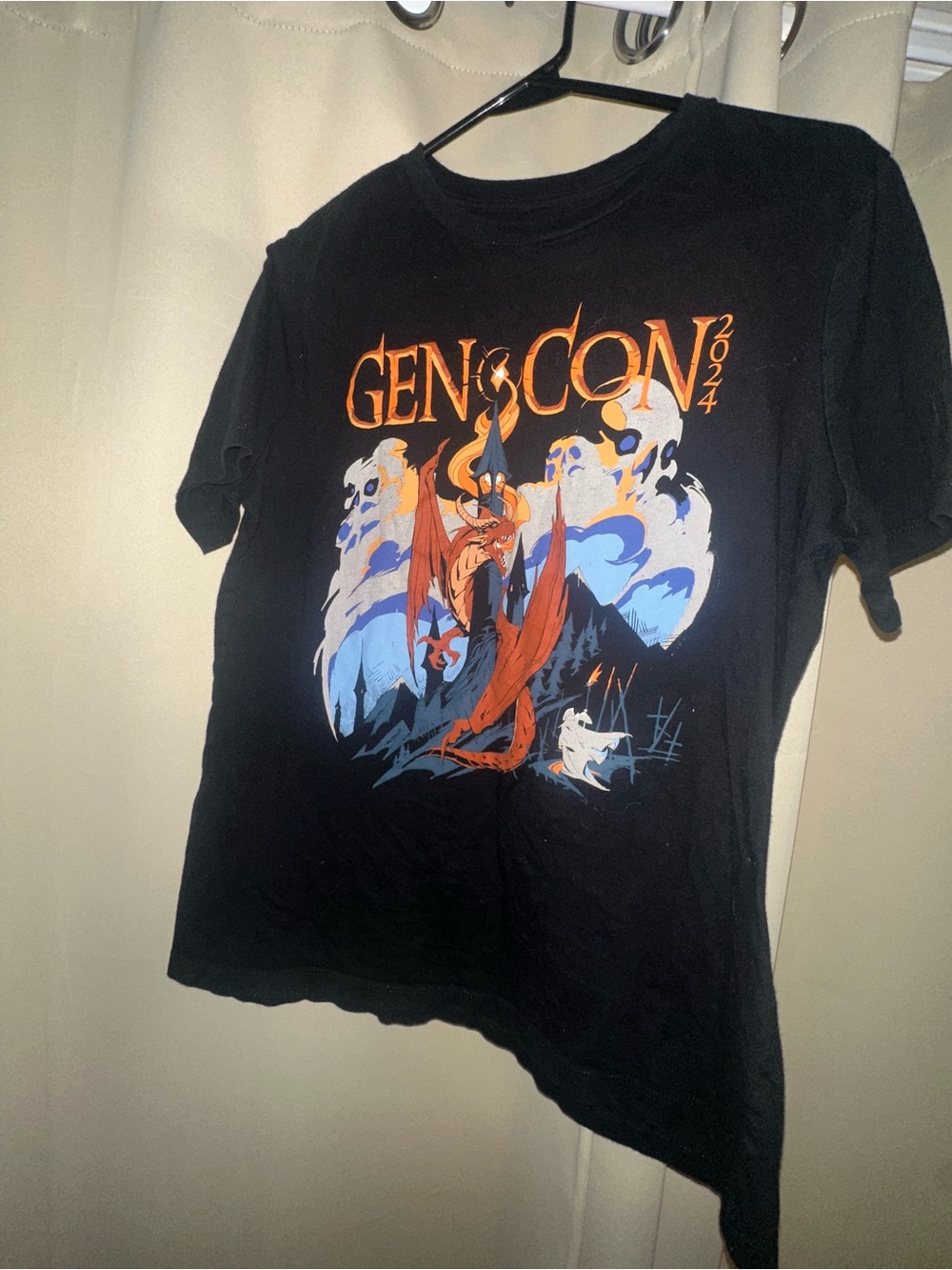 Gen Con 2024 graphic t-shirt adult size large